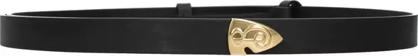 Black Leather Regular Belt