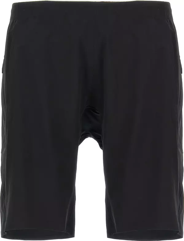 Black Nylon Bermuda Shorts