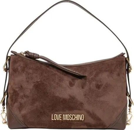 Brown Polyester Handbag