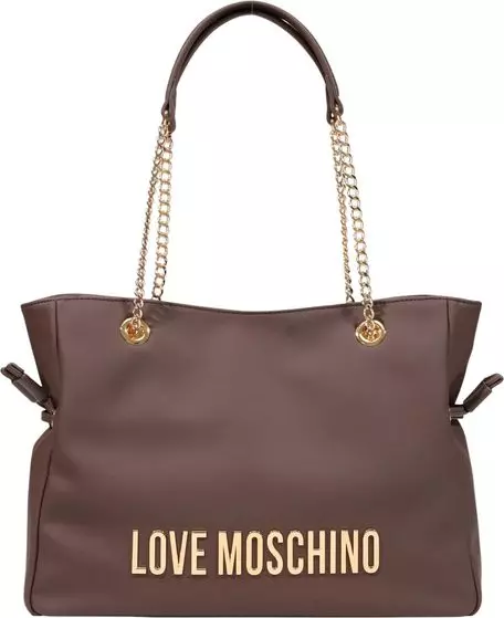Brown Polyester Handbag