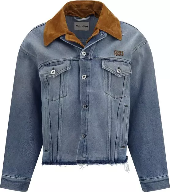 Blue Cotton Denim Jacket