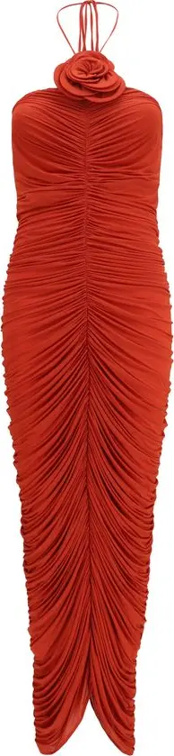Multicolor Viscose Cocktail Dress