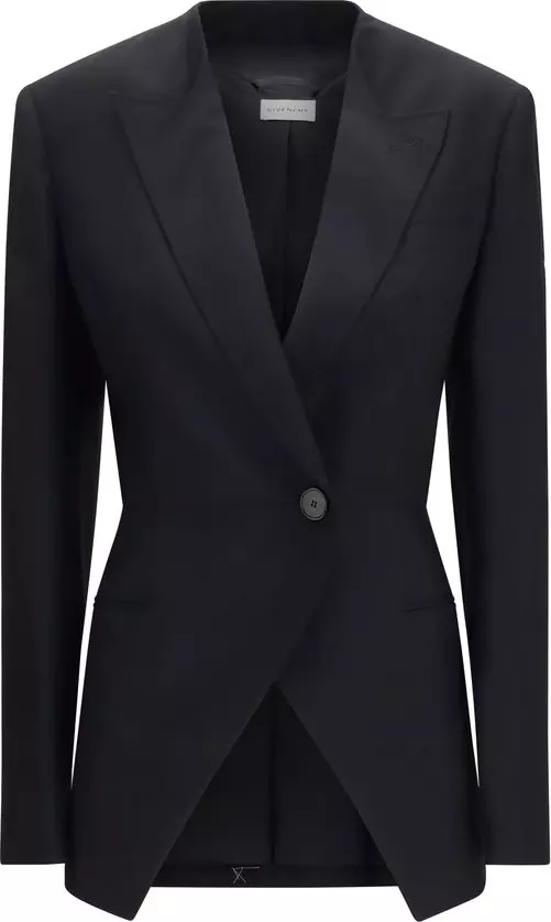Black Wool Oves Aries Blazer