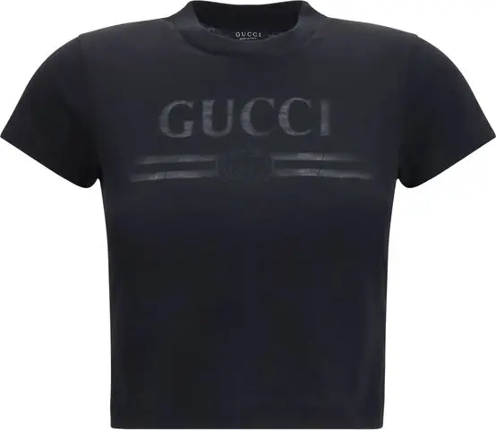 Black Cotton T-Shirt