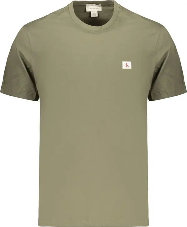 Green Cotton Men's T-Shirt