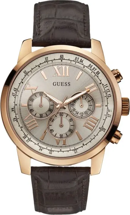 Brown Leather Lining Sport Watch