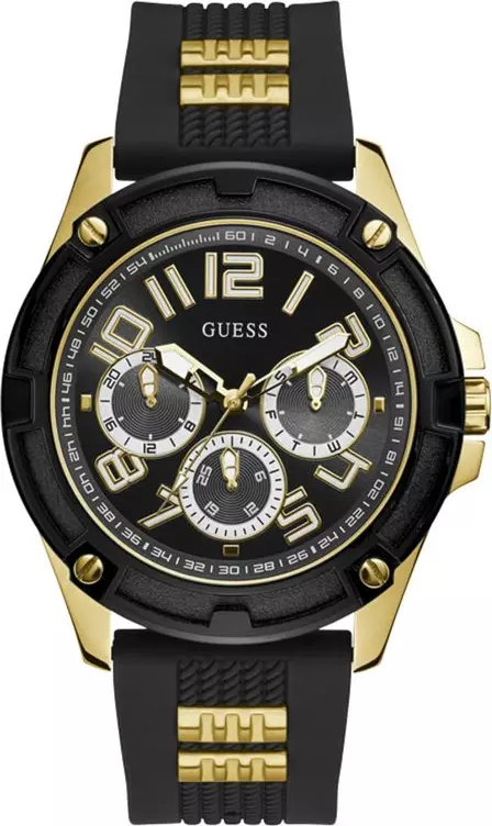 Black Synthetic Dress Watch