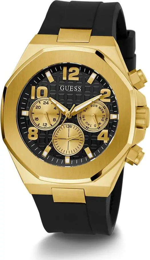 Black Synthetic Dress Watch