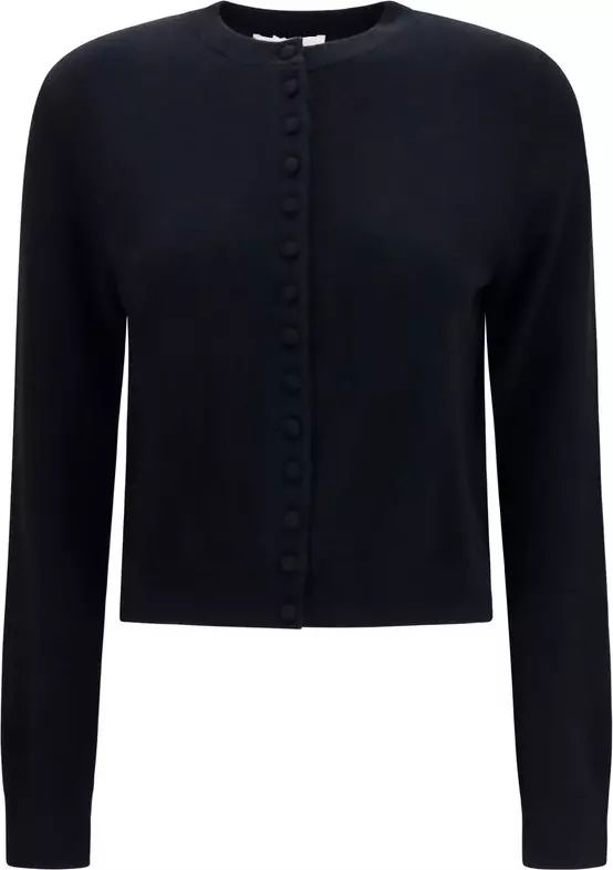 Black Cashmere Cardigan