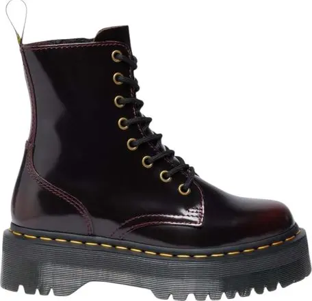 Bordeaux Leather Ankle Boots