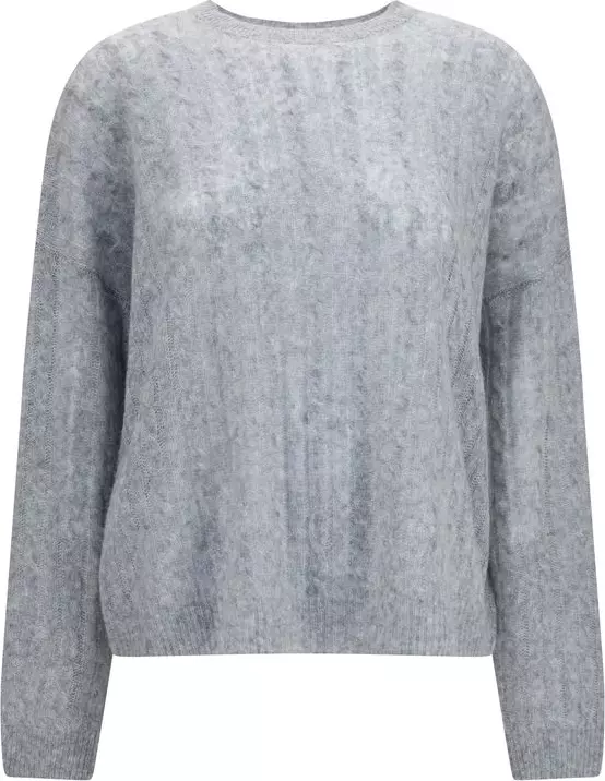 Gray Cashmere Sweater