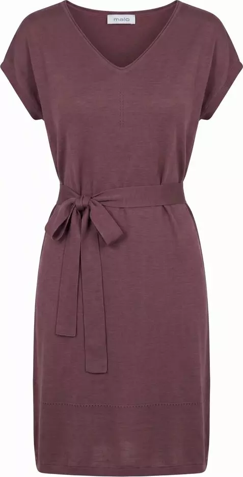 Purple Silk Women Dress