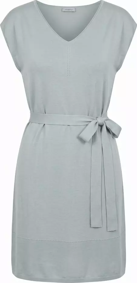Grey Silk Women Dress