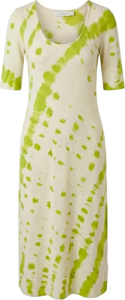 Green Cotton Women Dress