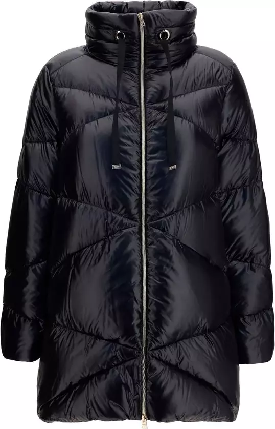 Black Goose Down Full-Length Jacket