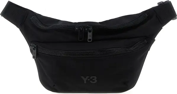 Black Polyamide Crossbody Bag