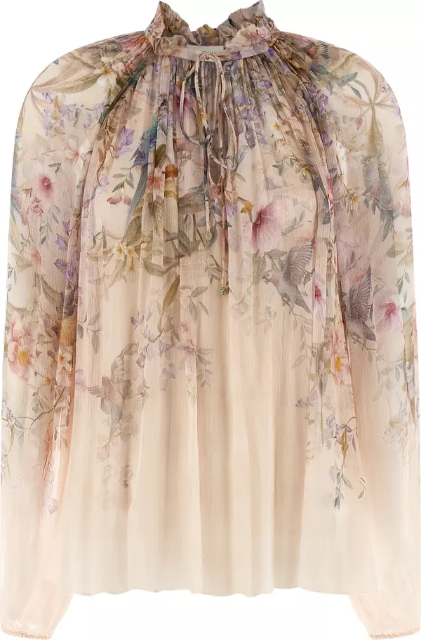 Multicolor Viscose Blouse