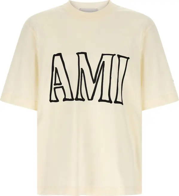 Beige Cotton T-Shirt
