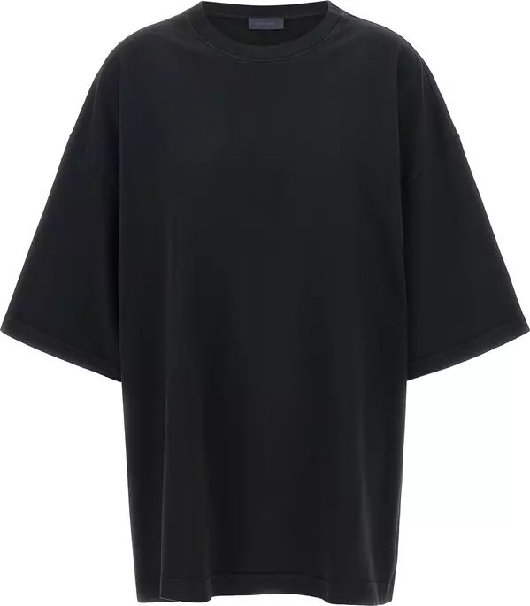 Black Cotton T-Shirt