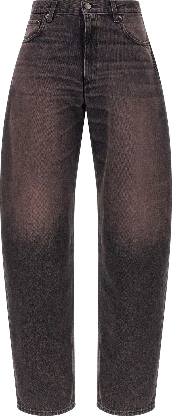 Multicolor Cotton High-Waisted Jean