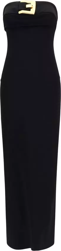 Black Viscose Cocktail Dress