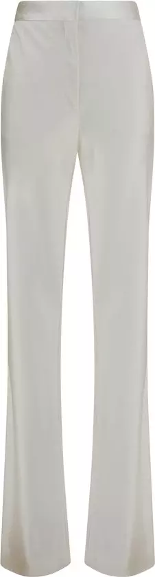 Beige Viscose Dress Pants