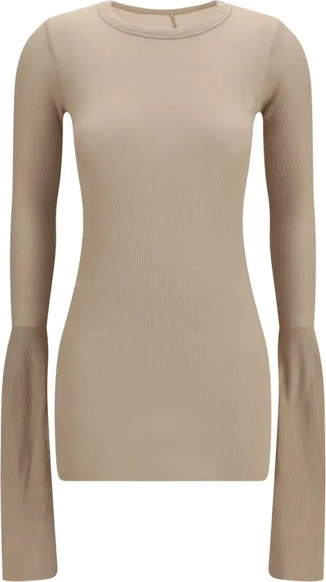 Beige Viscose Shirt