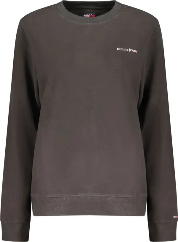 Black Cotton Women's Sweatshirt