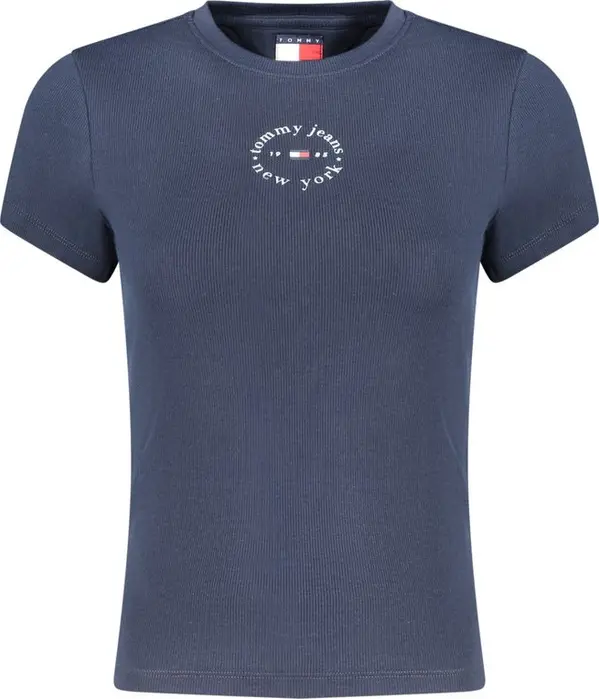 Blue Cotton Women's T-Shirt