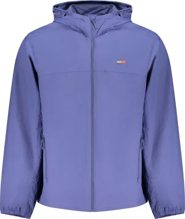Blue Polyamide Men's Jacket