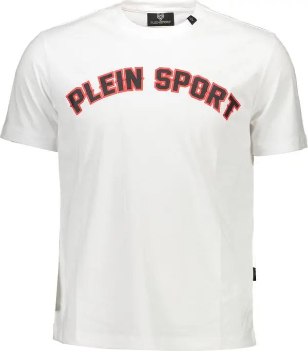 White Cotton Men's T-Shirt