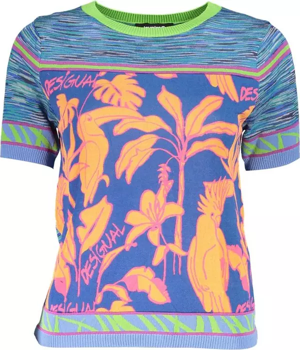 Blue Cotton T-Shirt