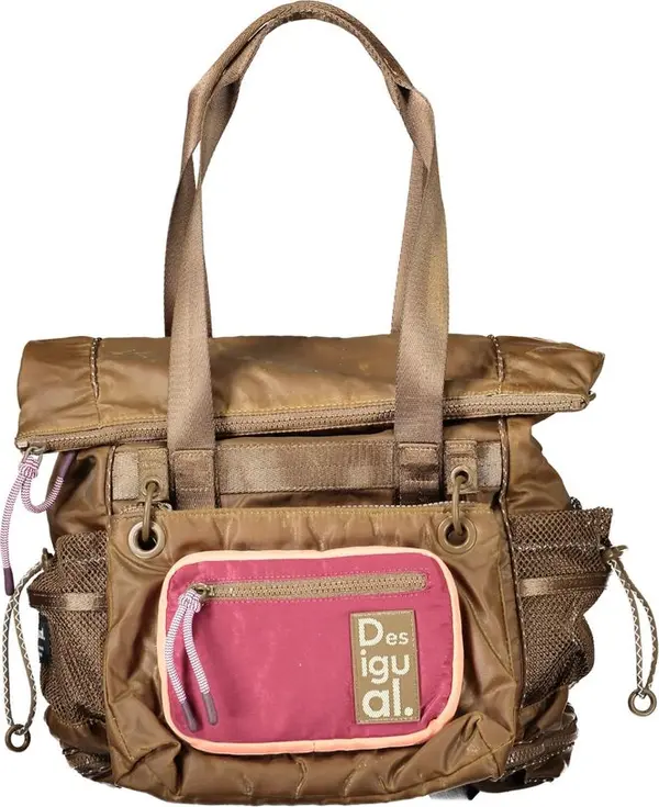 Marrone Poliestere Woman Backpack
