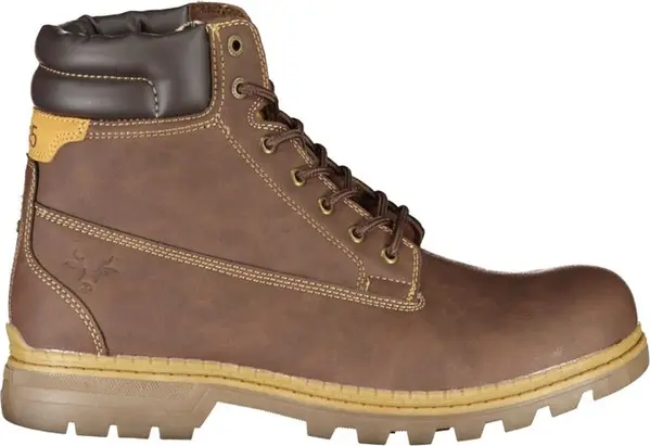 Marrone Poliestere Men Ankle Boot