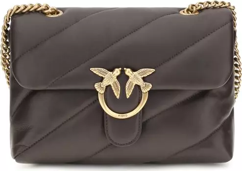Brown Calf Leather Bos Taurus Shoulder Bag