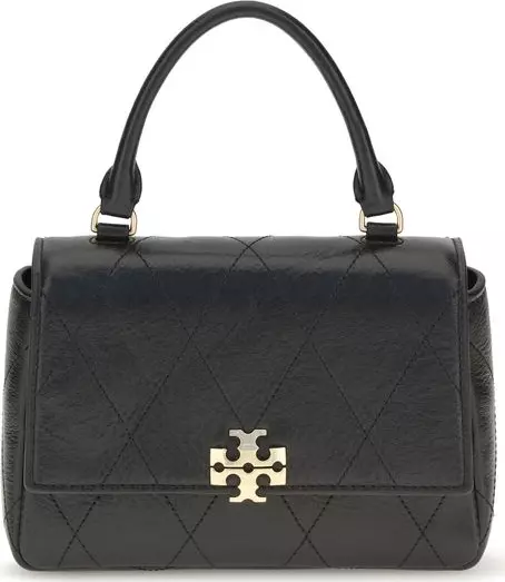 Black Calf Leather Bos Taurus Handbag