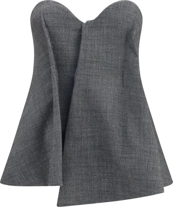 Gray Wool Oves Aries Corset