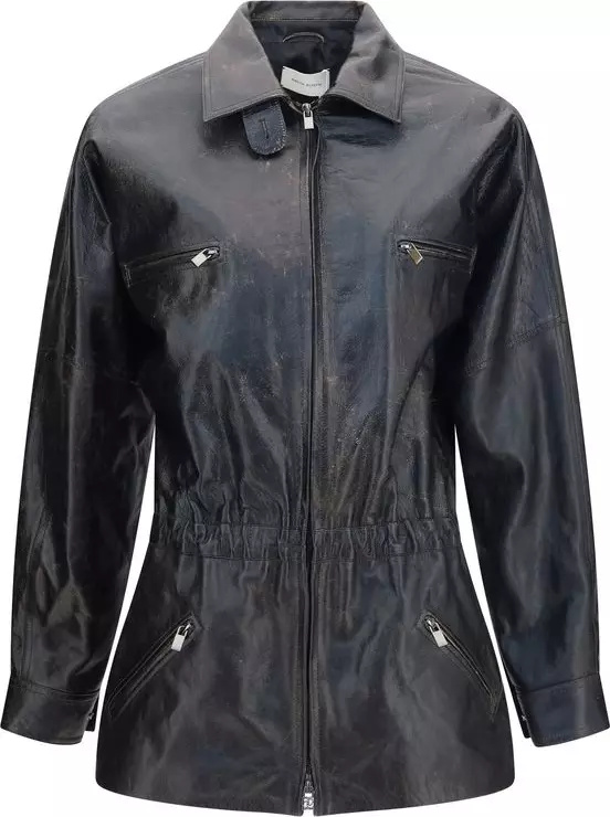 Black Lambskin Leather Jacket