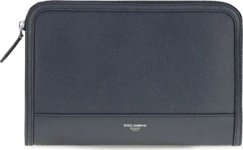 Blue Calf Leather Bos Taurus Clutch Bag