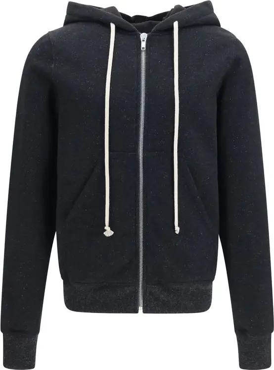 Black Cotton Sweatshirt
