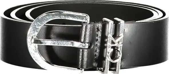 Black Leather Women's Belt
