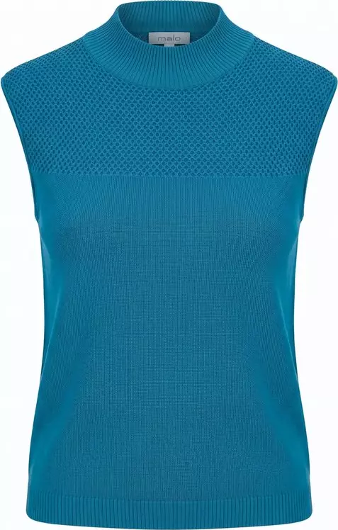 Blue Silk Women Sweater