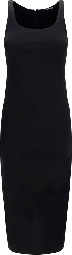 Black Viscose Cocktail Dress