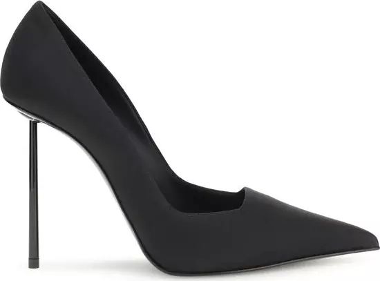 Black Calf Leather Bos Taurus High Heel Pumps