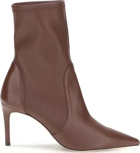 Brown Calf Leather Bos Taurus Ankle Boots