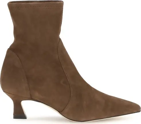 Brown Calf Leather Bos Taurus Ankle Boots