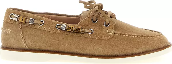Beige Calfskin Moccassin