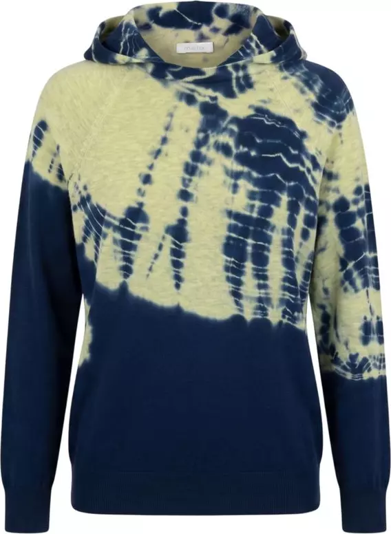 Blue Cotton Women's Sweatshirt