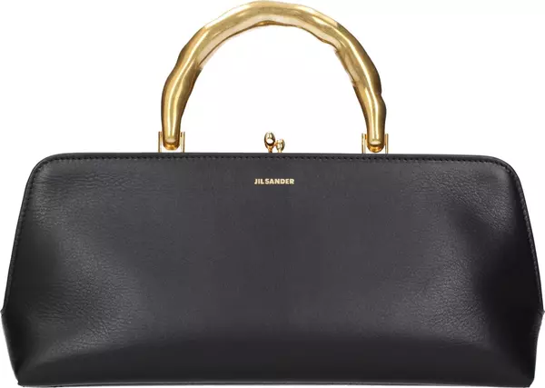 Black Leather Handbag