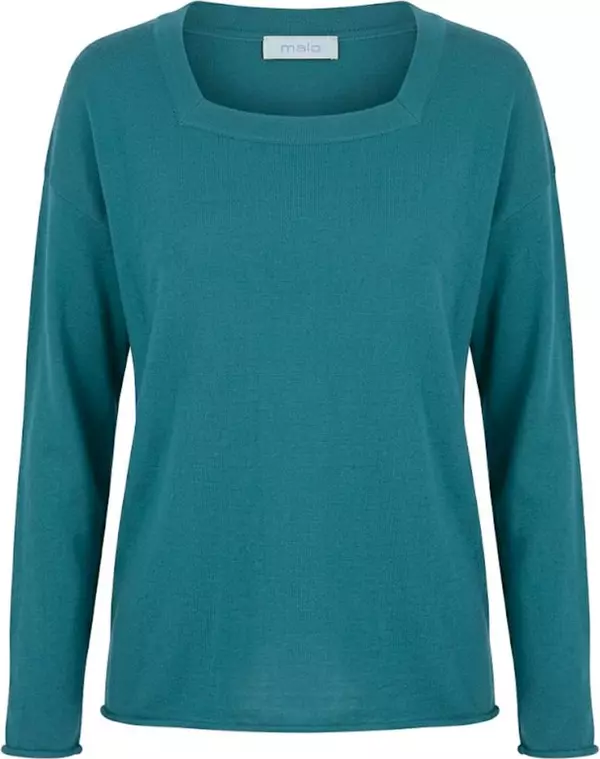Blue Cotton Women's Sweater
